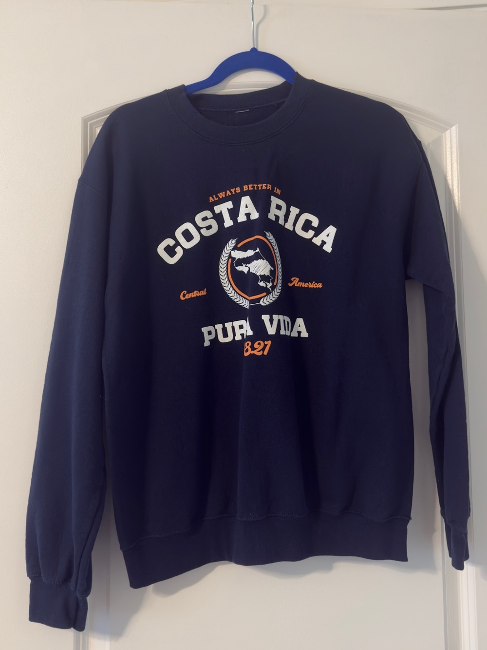 Costa Rica Pura Vida Crewneck Sweatshirt
